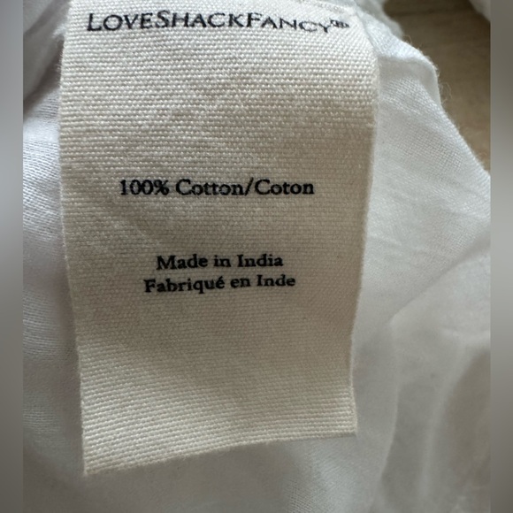 LoveShackFancy Quincy Heritage min dress cottagecore ruffle tiered XS - Picture 11 of 11